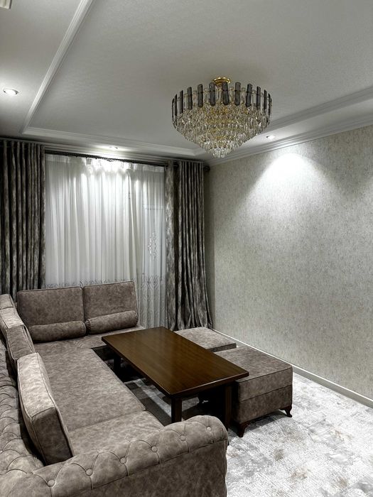 Кушбеги 3 ...2/2/5 два балкона, с ремонтом, с обстановкой. 64 кв