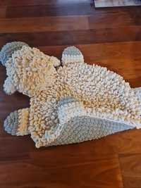 Декорация за детска стая - плетено килимче "Овца"