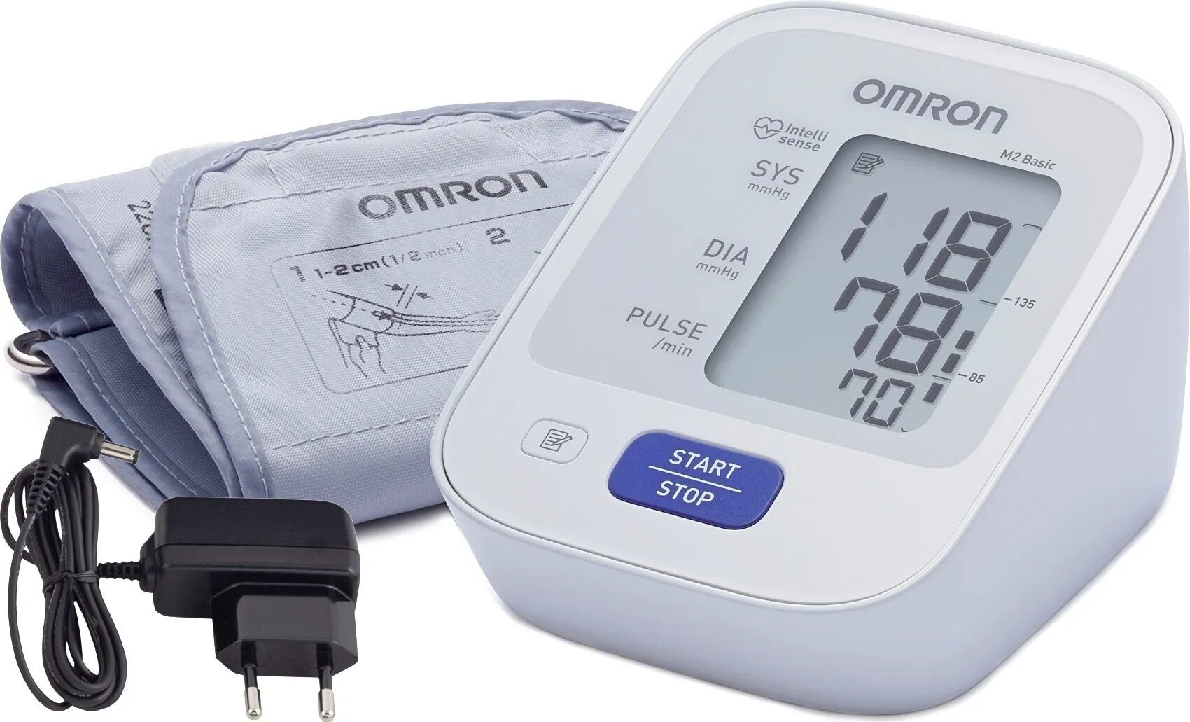Тонометр Omron  M2 Basic + дополнительный адаптер