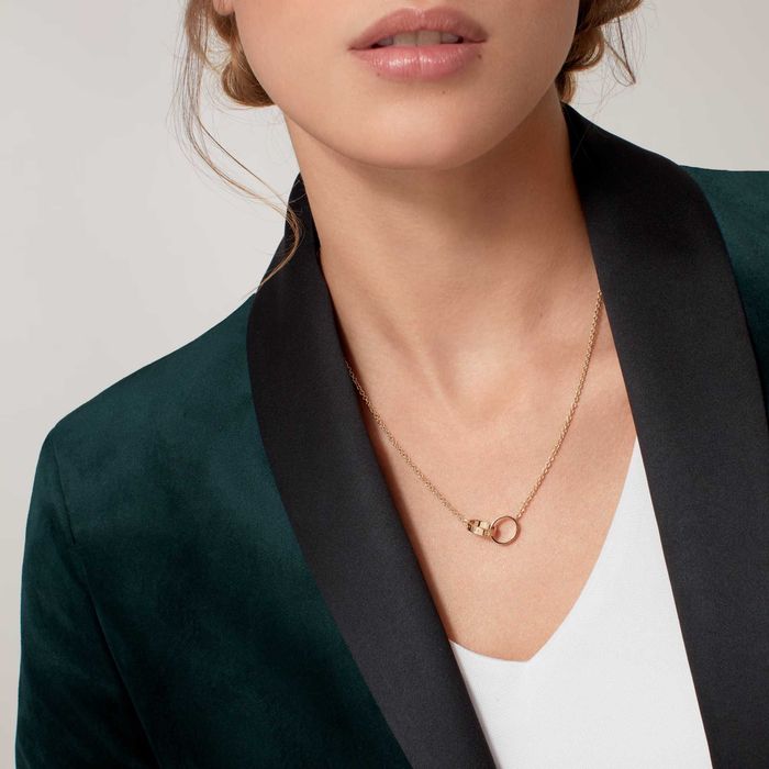 CARTIER Love Gold Pendant Дамско Колие