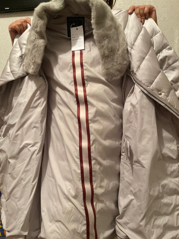 Зимняя куртка с норковым воротником