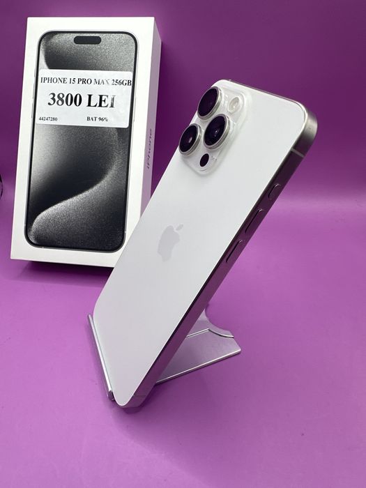 Iphone 15 Pro Max 256gb baterie 96•Matei Amanet Crangasi•44247