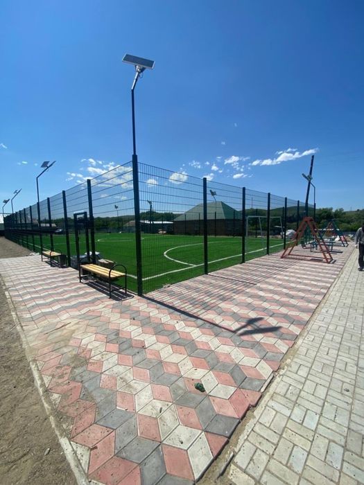 Искуственный газон Астане. Футбольное поле. Десткие площадки и прочее