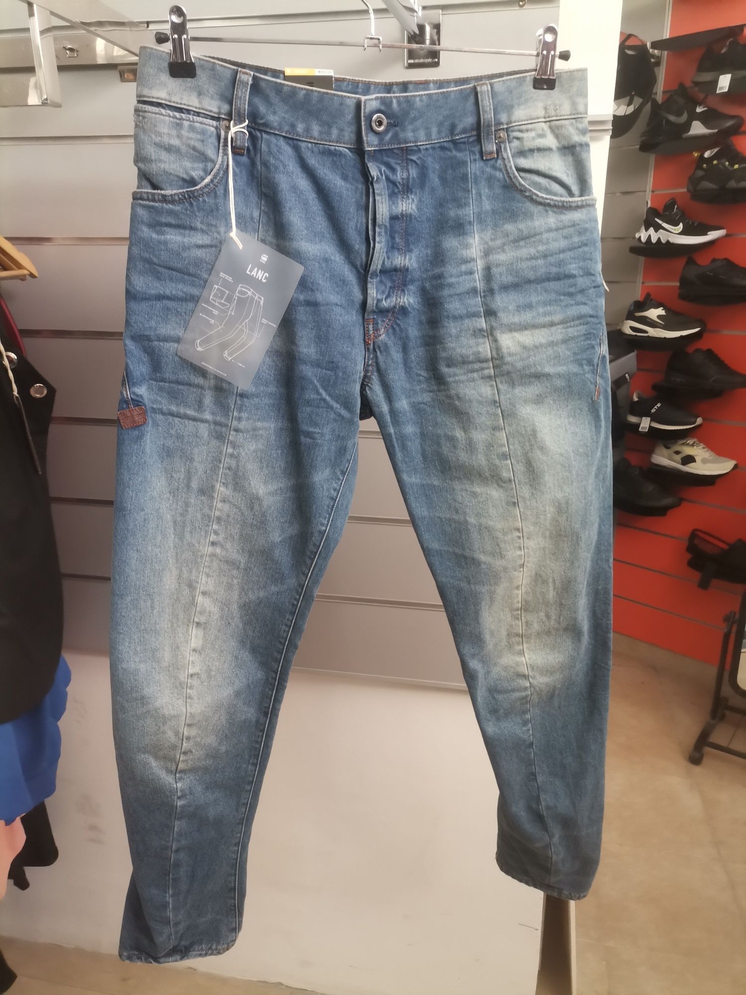 ОРИГИНАЛНИ мъжки дънки G-star raw  Lanc 3D Tapered W32 L32 нови