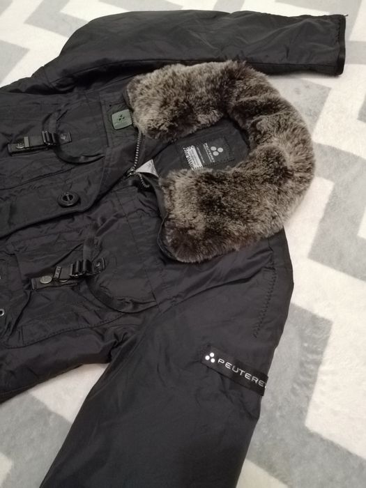 PEUTEREY geacă iarnă damă PUF blană IEPURE | transport GRATUIT‼️FAN