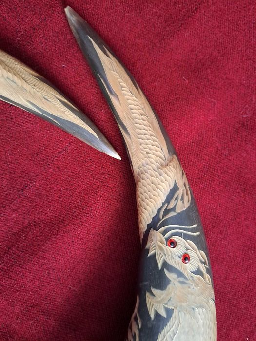 coarne de bivol sculptate