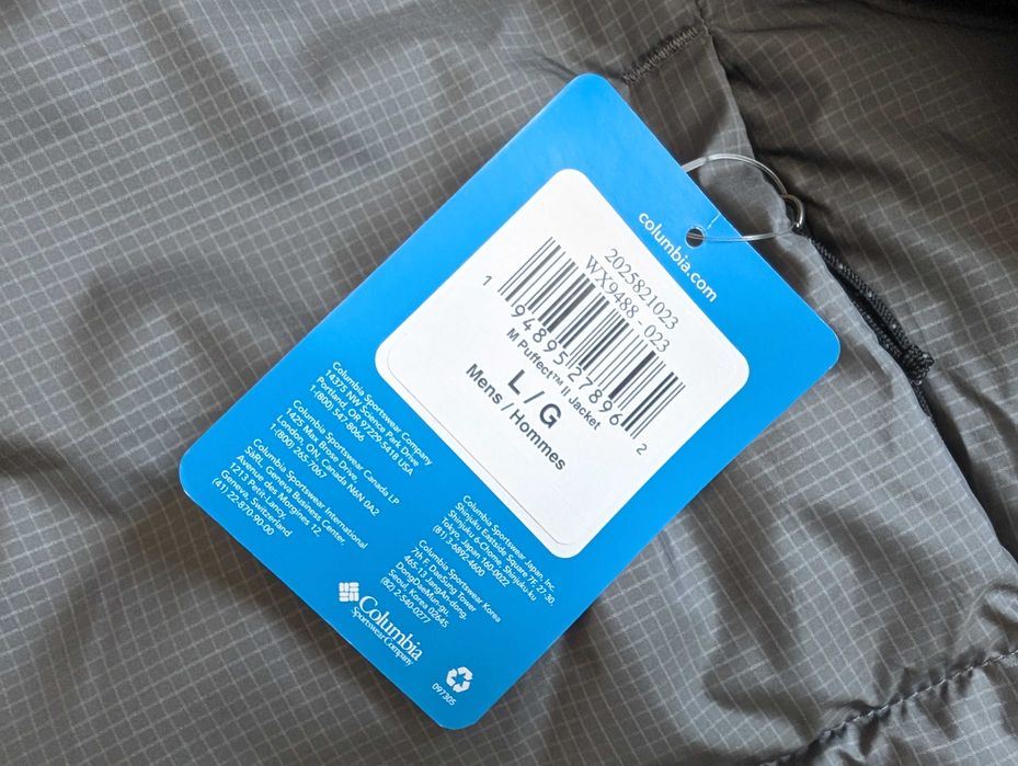 Яке Columbia Puffect II НОВО!