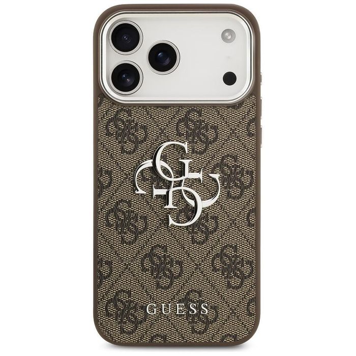 Калъф guess hardcase big 4g logo classic logo за iphone 17 pro в кафяв