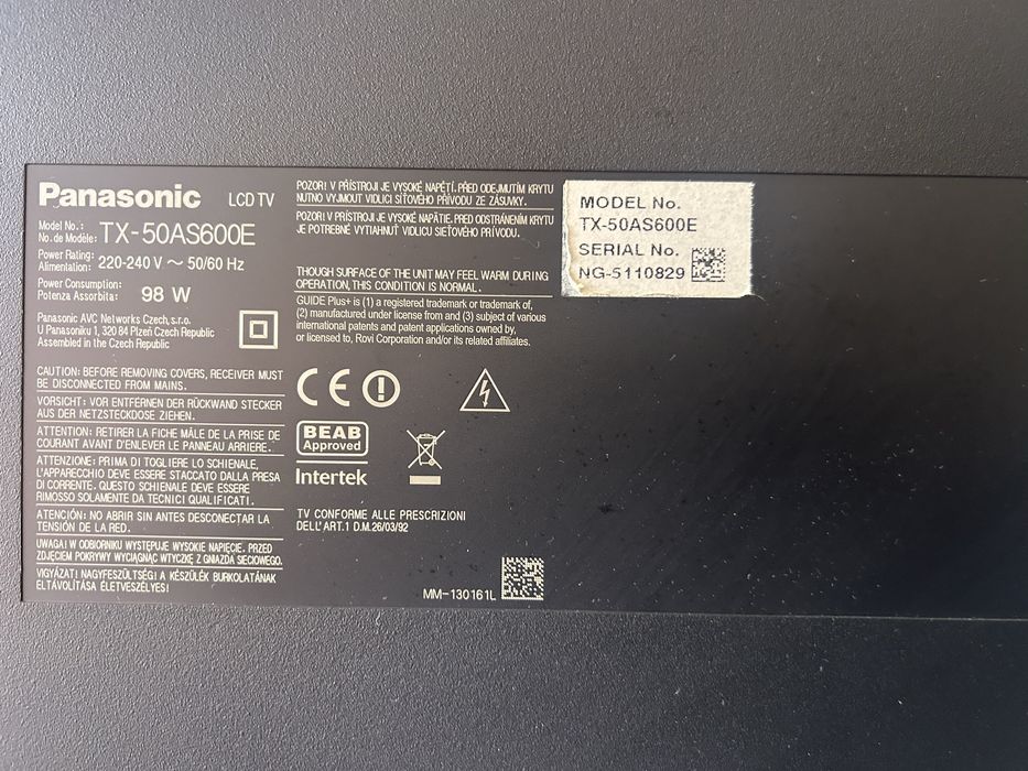 Tv panasonic schimb cu boxa