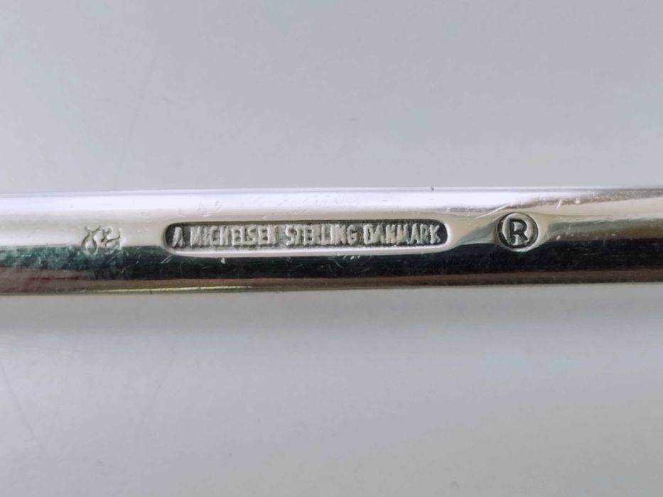 Lingurita argint Sterling Danemarca lunga