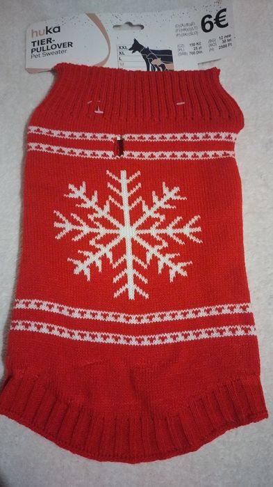 Коледни дрехи за кучета и купички