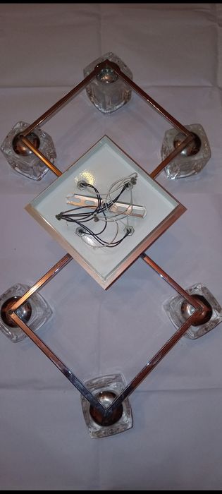 Lustra led 7 cuburi