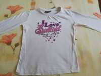 Bluza alba cu sclipici Love Ballad 128