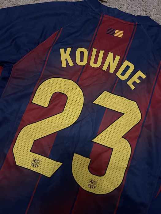 Tricou fotbal Kounde barcelona