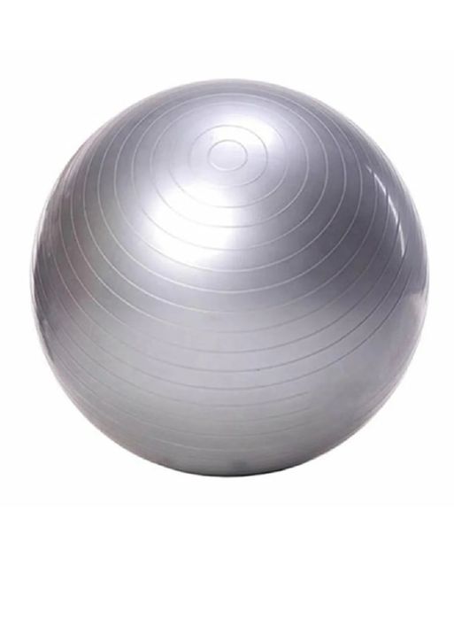 Мяч гимнастический, серебристый, 85 см
