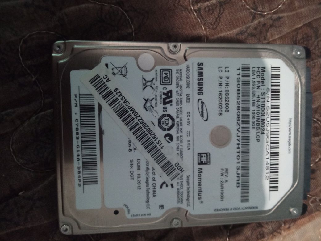 HDD женский диск 1 теребайт для ноутбука