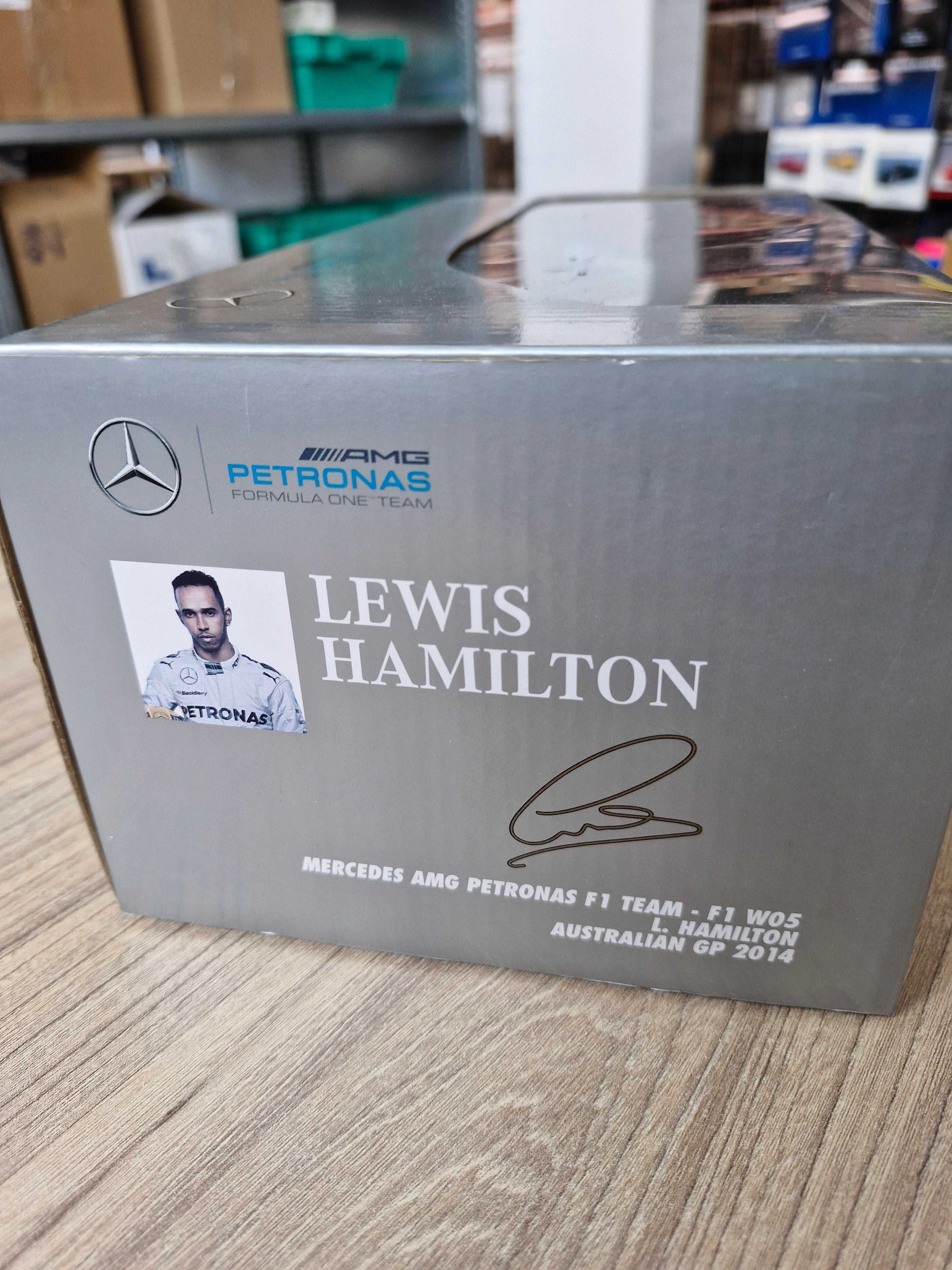 Minichamp Mercedes F1 W05 World Champion Australia Hamilton 2014 1/18
