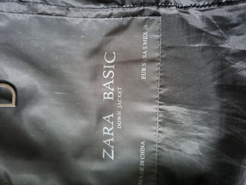 Дамска шуба ZARA цвят антрацит