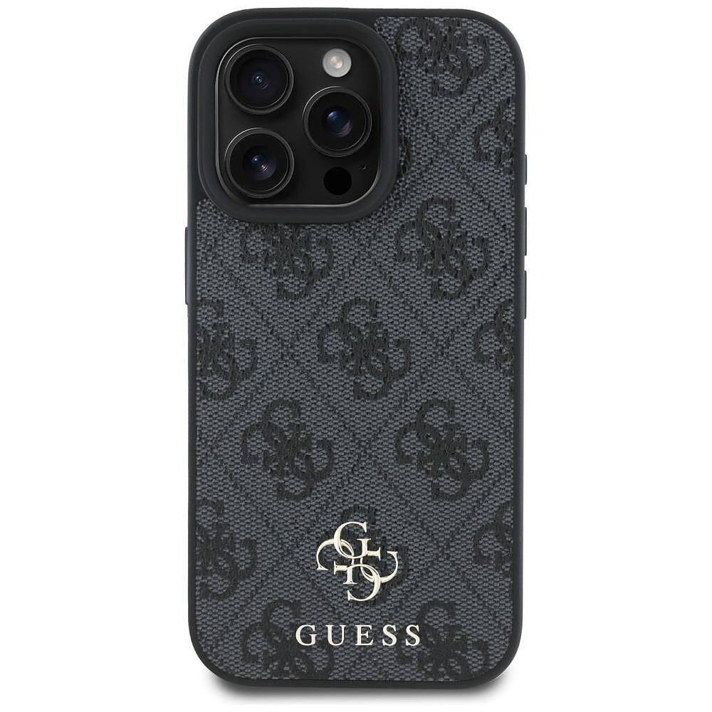 Guess 4g small and classic logo magsafe – iphone 16 pro max – черен