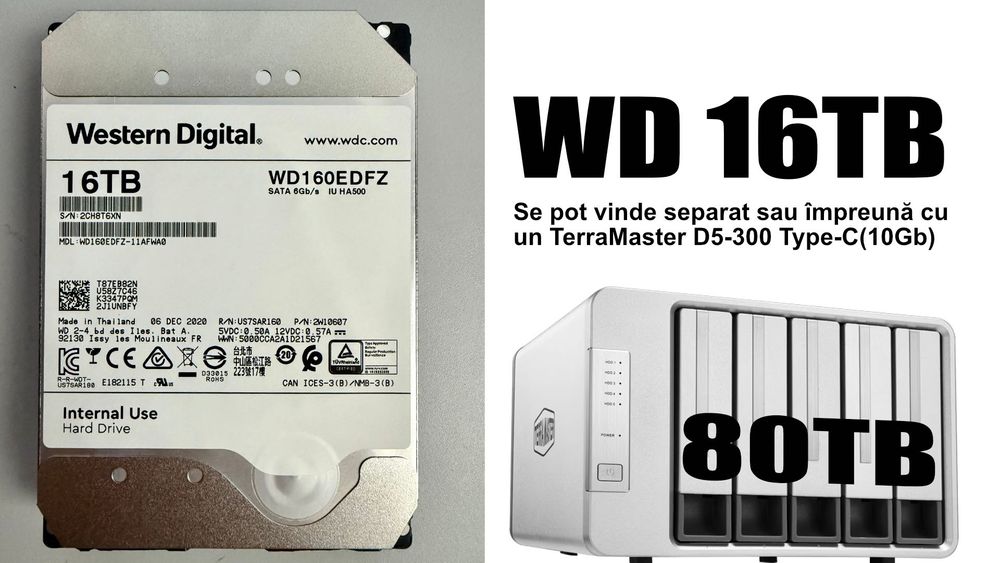 Vând diferite tipuri de stocare External Storage
