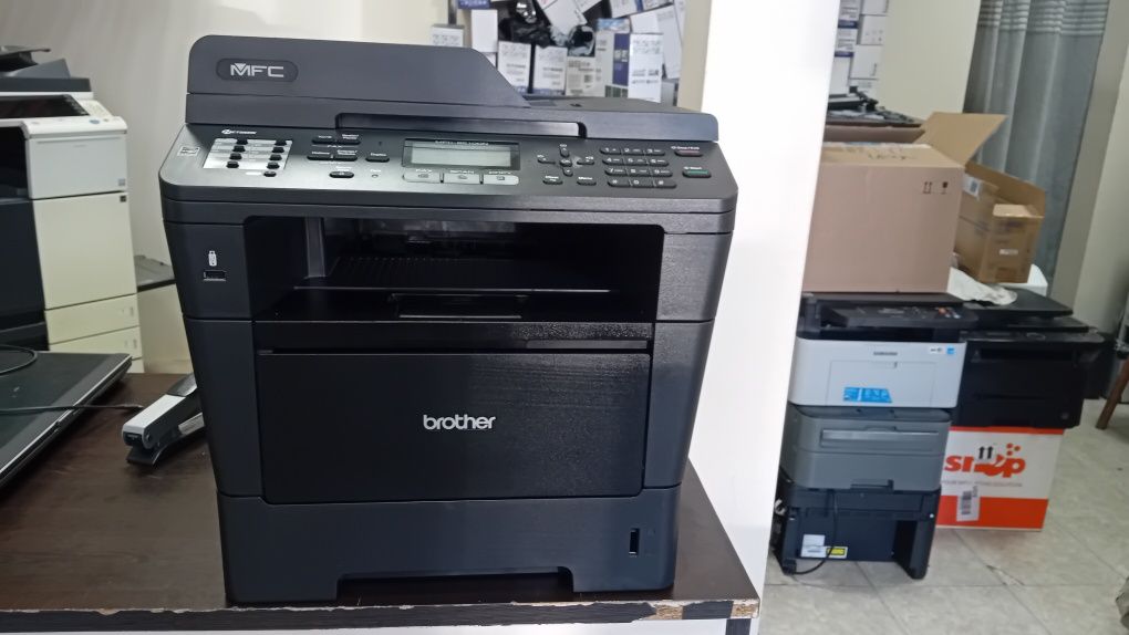 Отличен!!! Лазерен принтер, скенер и копир Brother - MFC 8510 DN