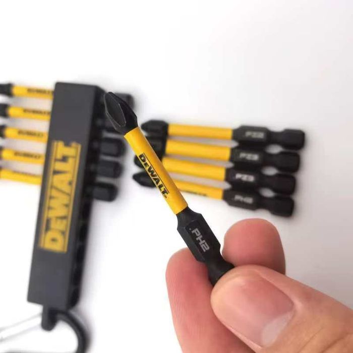 Комплект ударни битове с карабинер DeWALT DT7274, PZ2/PZ3/PH2 10 бр.