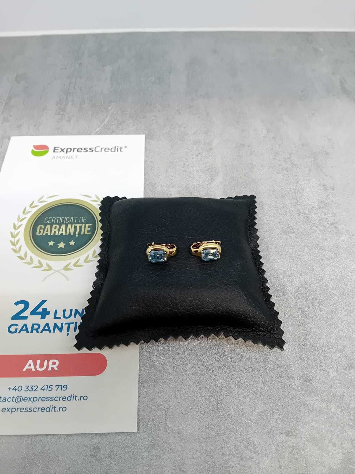Cercei aur 14k 3.68g (Ag26 Tudor 2)(B.44108.2) Garantie 2 ani!