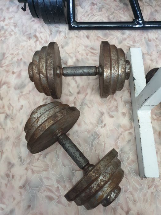 Гантели штанга скамья для жима