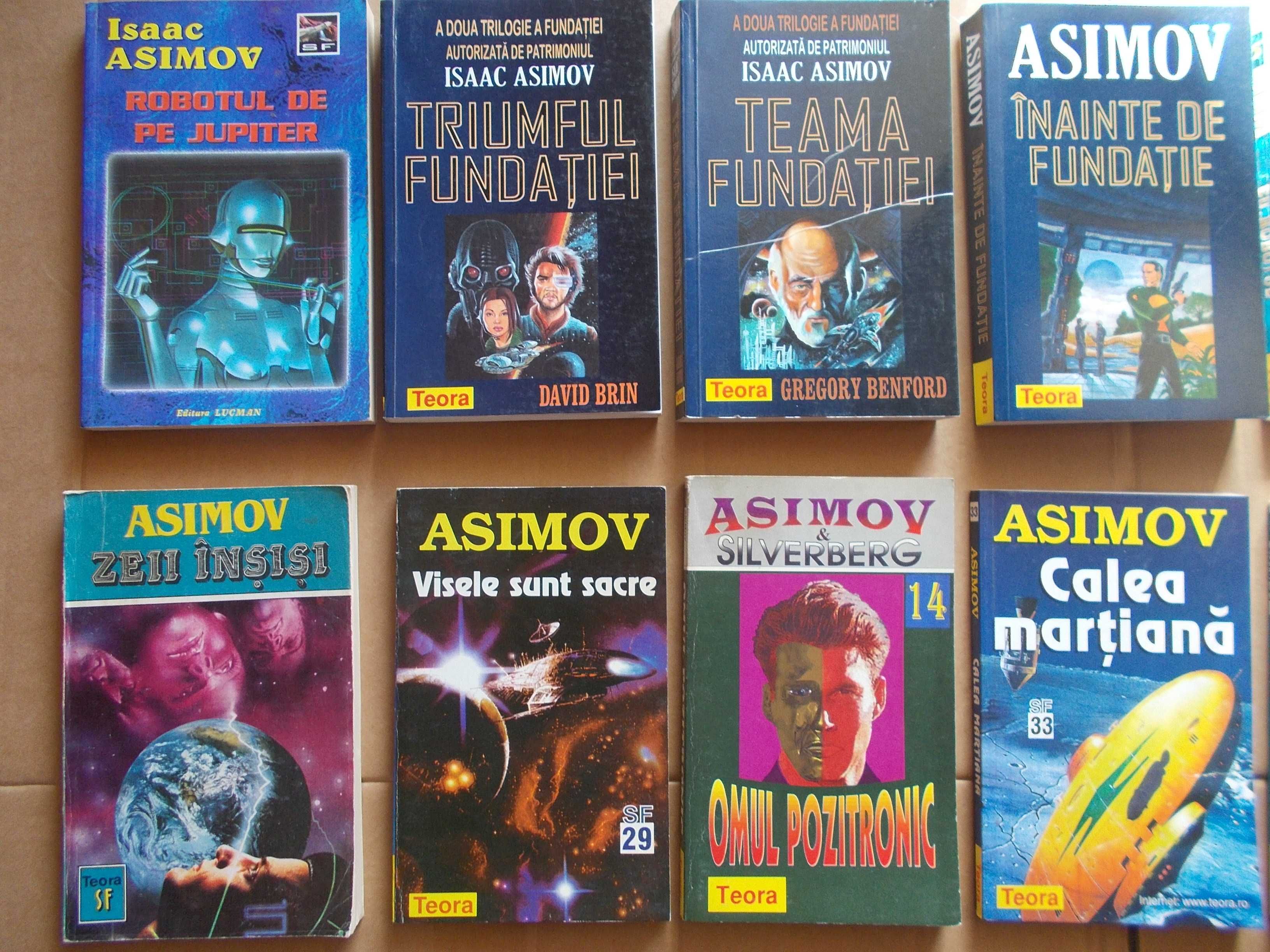 Lot 28 de cărți SF Isaac Asimov - pentru colecționari