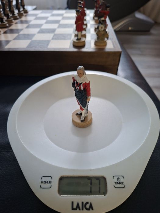 Vand șah cu piese soldați de plumb razboiul de independență