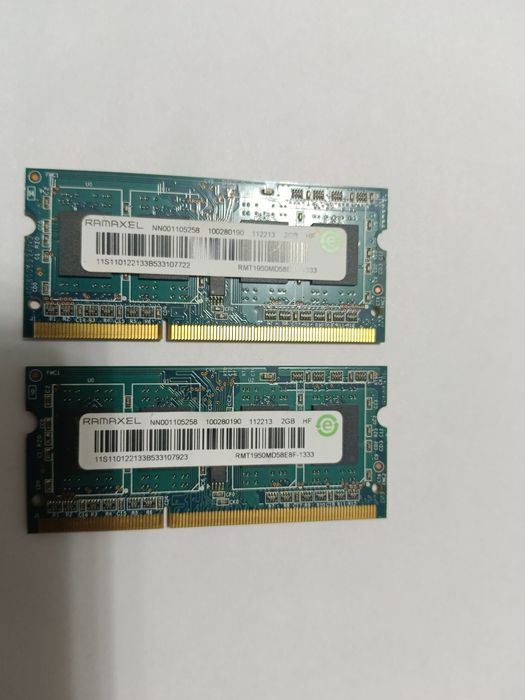 ОЗУ 2Гб+2Гб на ноутбук