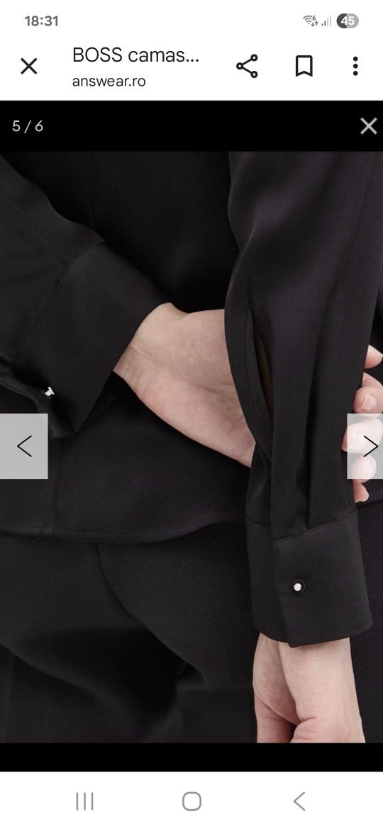 Vand bluza neagra Boss