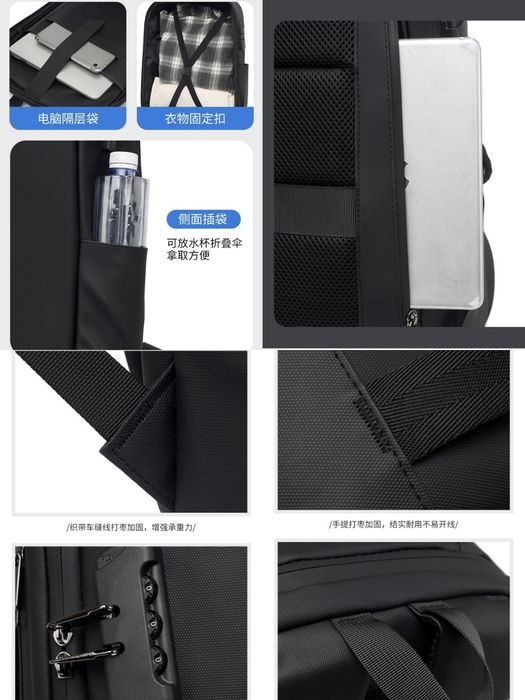 Мужской рюкзак для ноутбука с твердым корпусом мужская сумка портфель