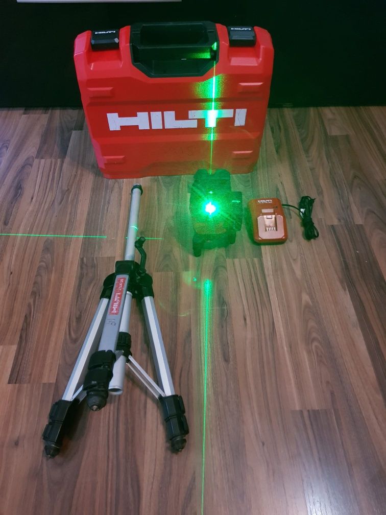 Hilti PM-40 MG,laser la 360⁰ cu linii verzi.