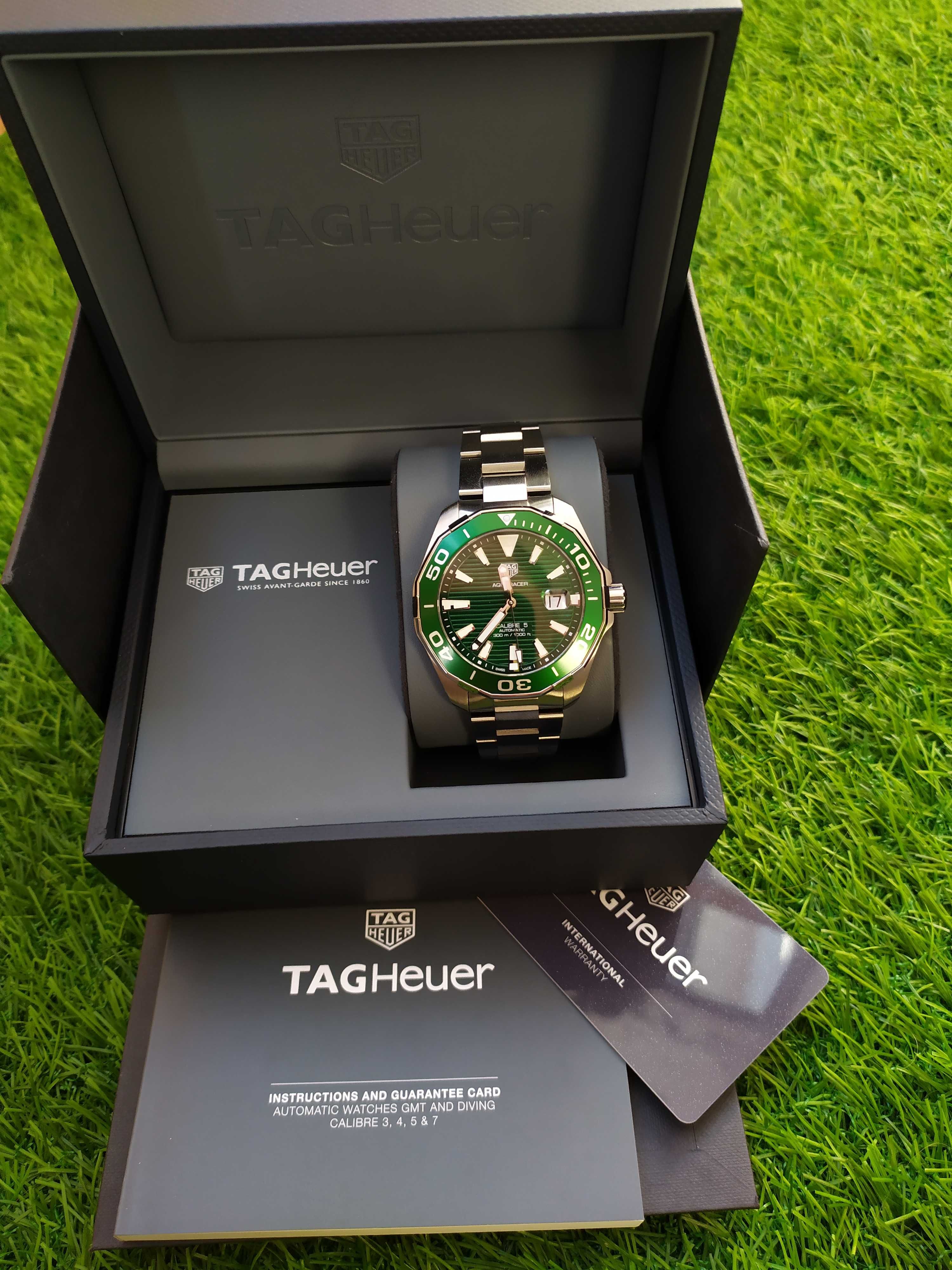 мъжки часовник TAG Heuer Aquaracer 300M -WAY201S.BA0927- Green  -43MM