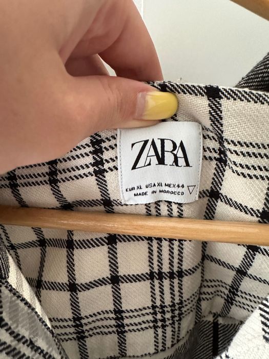 Cămașă în carouri, barbati, Zara, XL