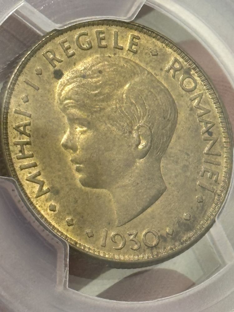 20 lei 1930 Regele Mihai I, PCGS MS63