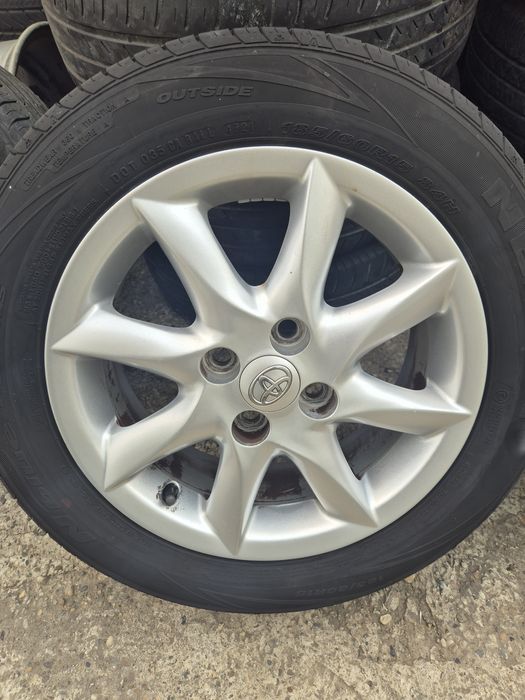 Jante Aliaj+Cauciucuri 185/60/R15 Toyota Yaris 3. 2012-2019.