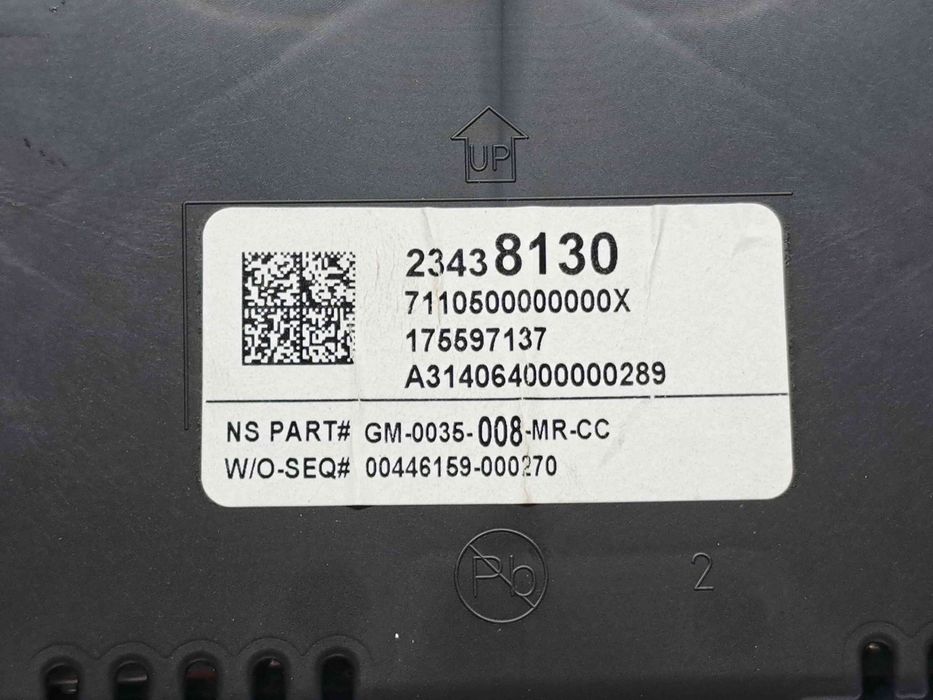 Ceas bord Opel Insignia A Facelift [Fabr 2008-2016] 23438130