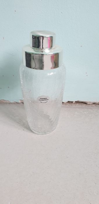 Accesoriu shaker cocktailuri vintage colectie cristal Germania 1960