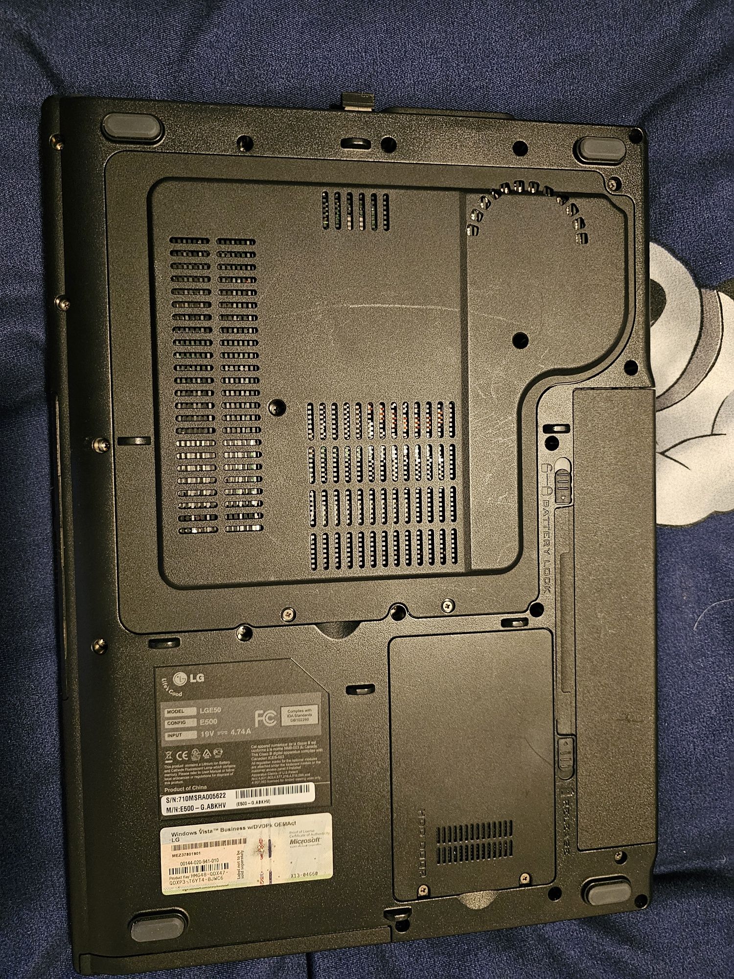 Laptop LG 4gb ram