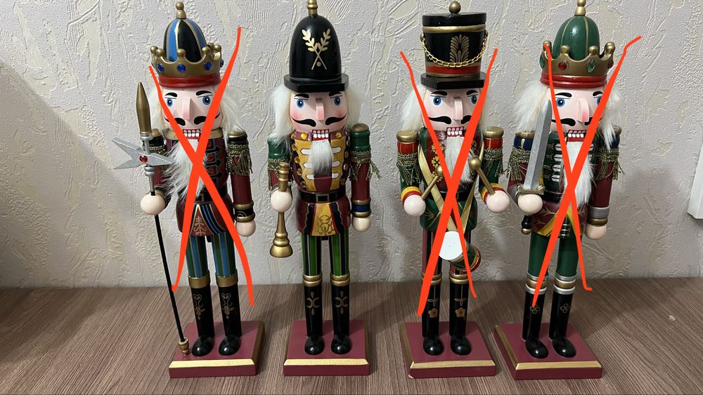 Статуэтка фигурка Щелкунчик деревянный