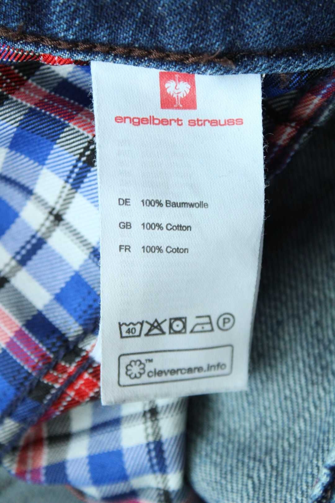 ENGELBERT STRAUSS - мъжки работни панталони, дънкови, размер 54 (XL)