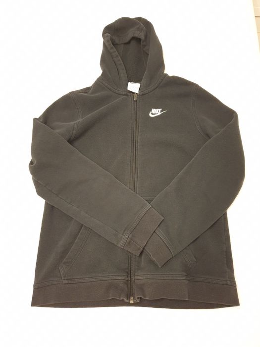 Hanorac nike negru cu fermoar 170cm