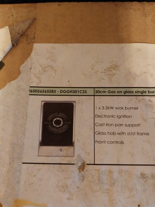 Plita pe gaz cu arzător wok de mare putere