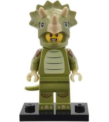 Minifigurină LEGO CMF Seriea 25 Triceratops Costume Fan