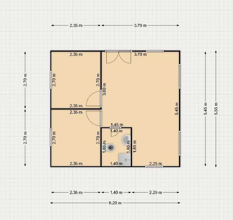 Container pliabil nou tip birou/locuit/depozitare/organizare santier