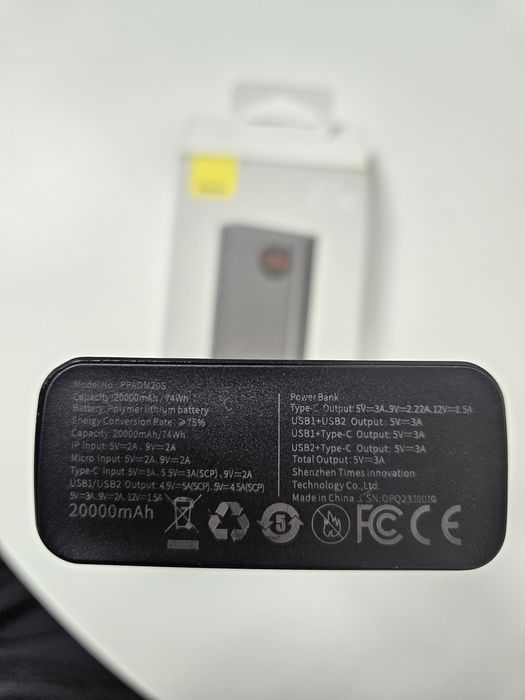 Baterie externa 20000 mAh NOUĂ