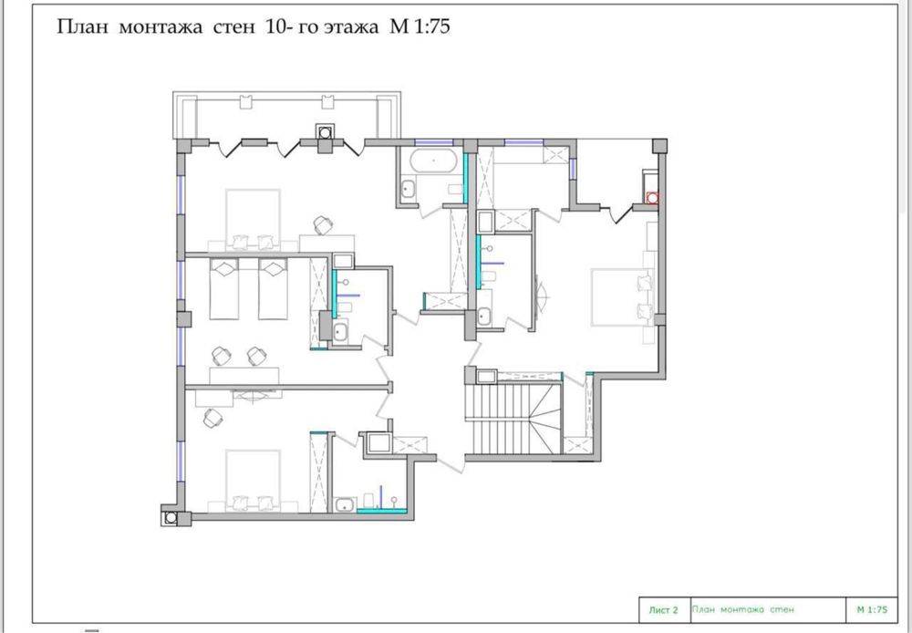 Продается квартира пентхаус ЖК City life 520м2 Коробка Улица бабура