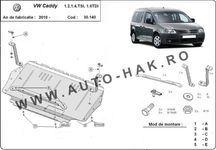 Scut motor metalic VW Caddy 2010-2012